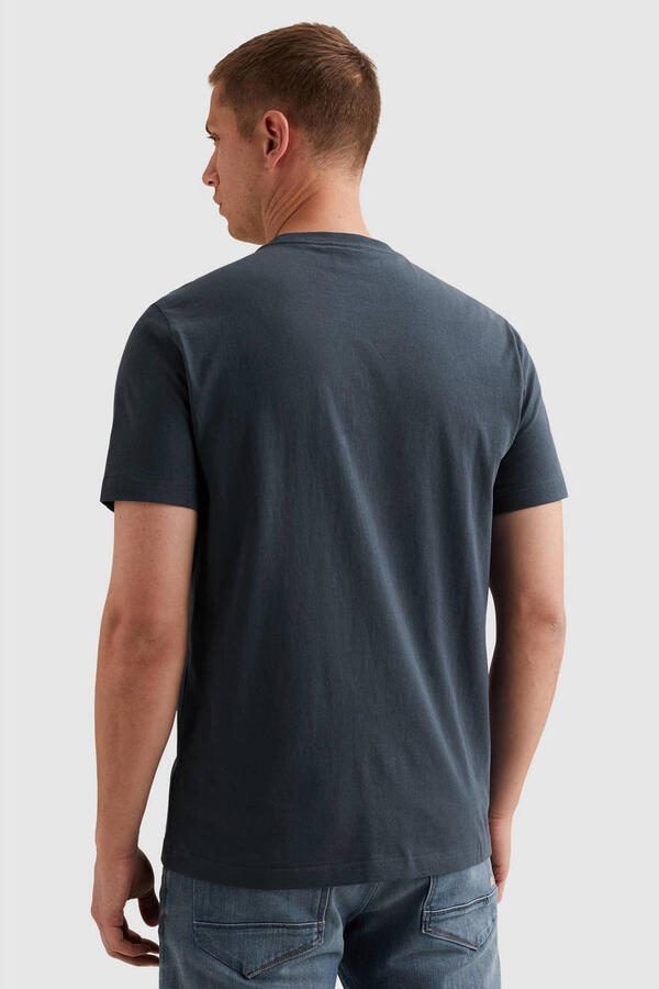 PME Legend regular fit T-shirt met logo donkerblauw - Foto 2