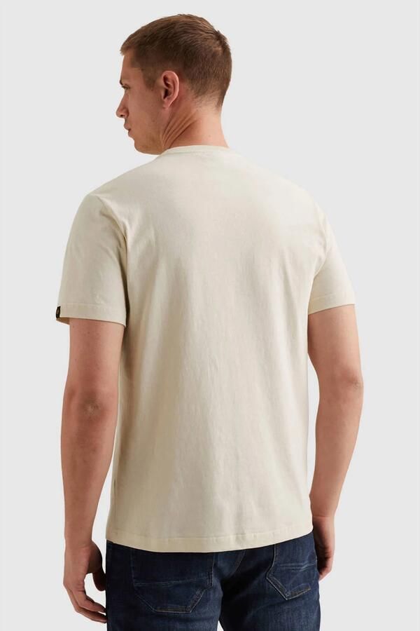 PME Legend regular fit T-shirt met logo gebroken wit - Foto 2