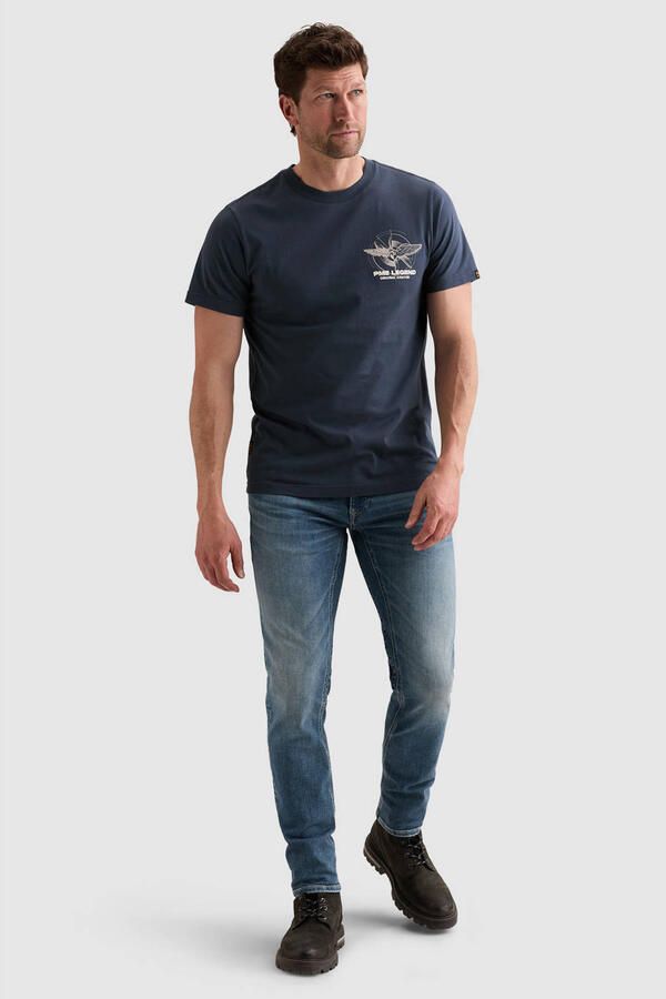PME LEGEND T-shirt van jersey met klein artwork op de borst