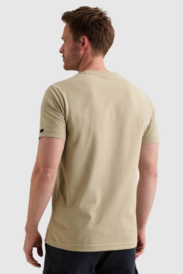 PME Legend regular fit T-shirt met print lichtgroen