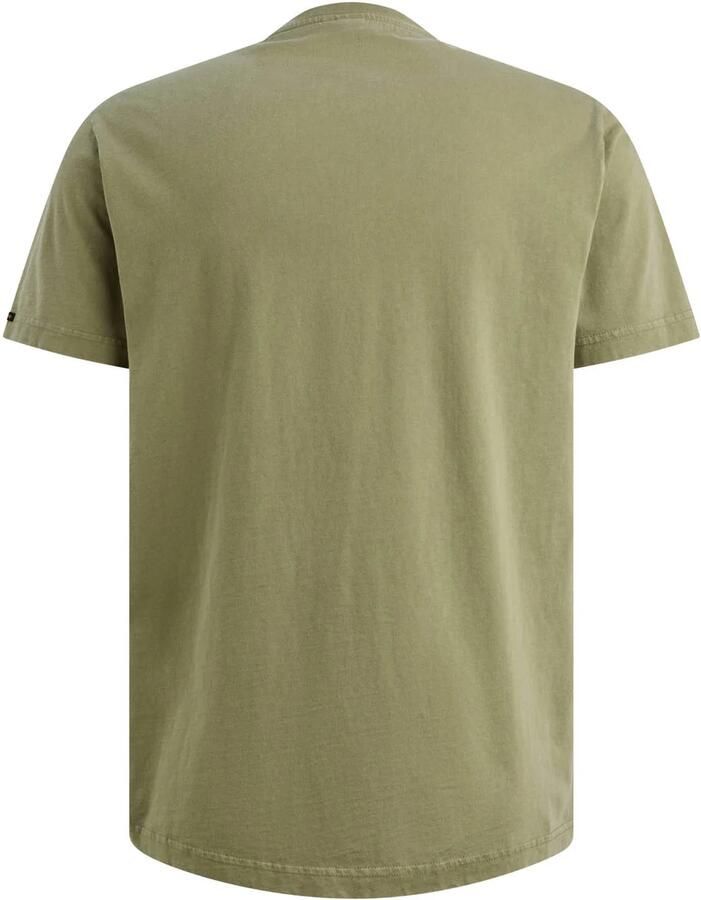 PME LEGEND T-shirt in een katoenblend met garment-dye wassing