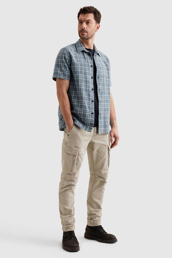 PME Legend regular geruit casual overhemd blauw - Foto 3