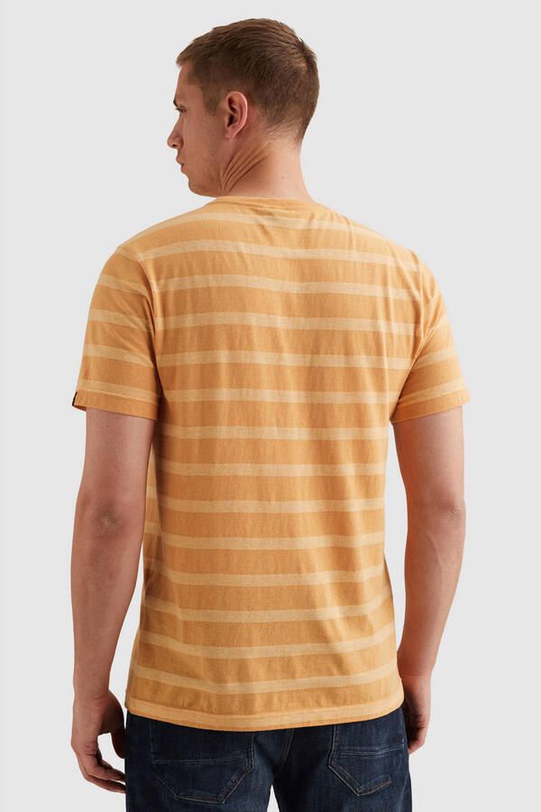 PME Legend regular gestreept T-shirt geel - Foto 3