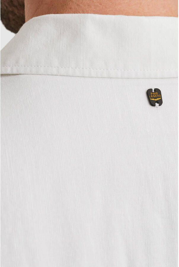 PME LEGEND Heren Overhemden Ctn linen Cargo Freedom Wit - Foto 5