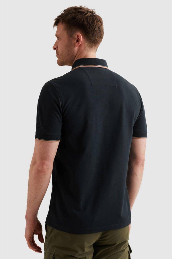 PME Legend Piqué Poloshirt Carbon Navy