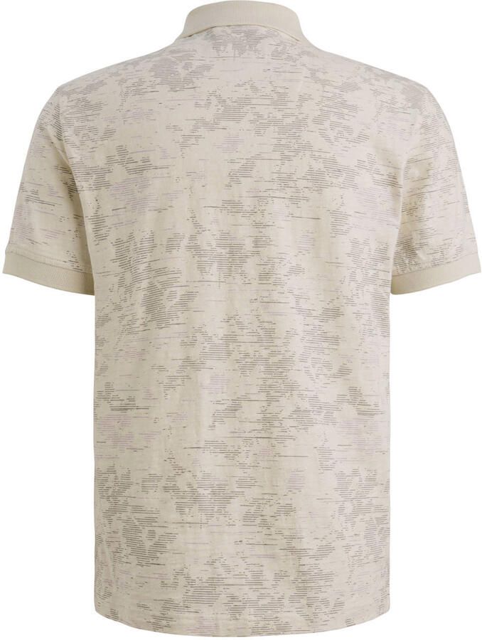 PME LEGEND Polo van slub jersey met allover print - Foto 2
