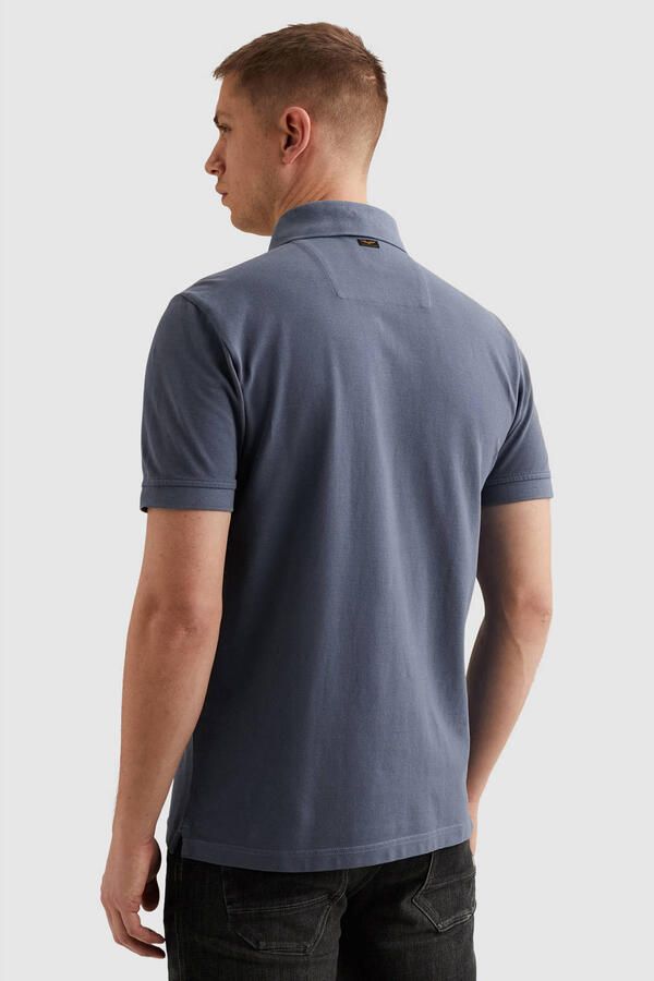 PME LEGEND Polo met garment-dye wassing