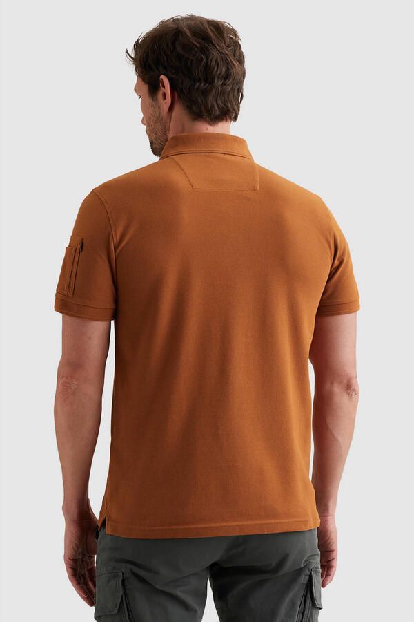 PME Legend slim fit poloshirt met logopatch