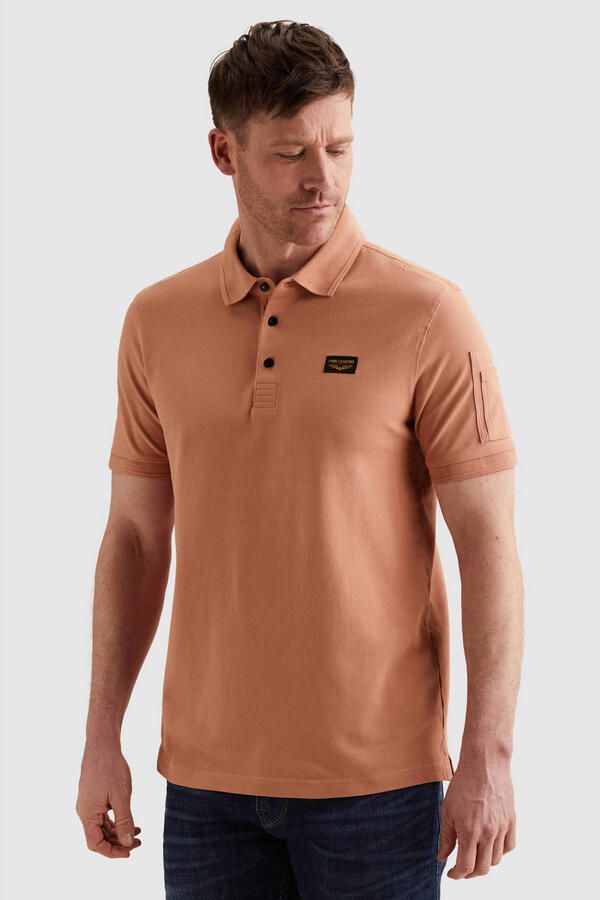 PME Legend regular polo donker oranje