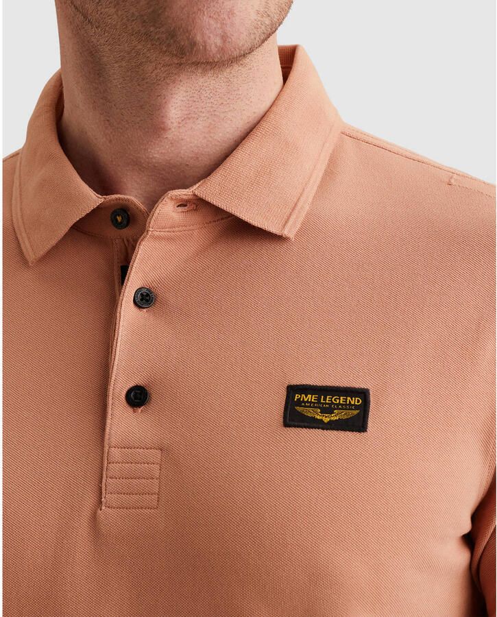 PME Legend regular polo donker oranje - Foto 2