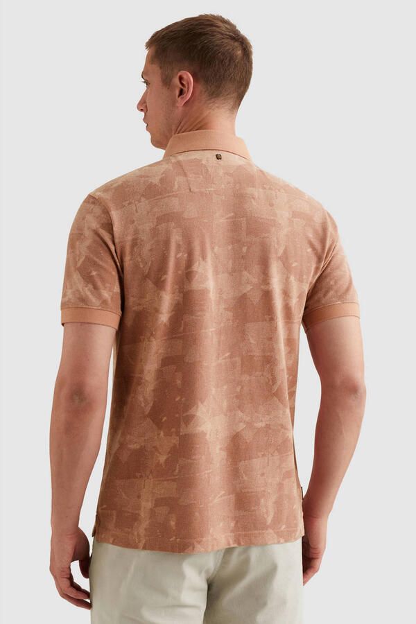 PME LEGEND Polo van piqué met allover print - Foto 3