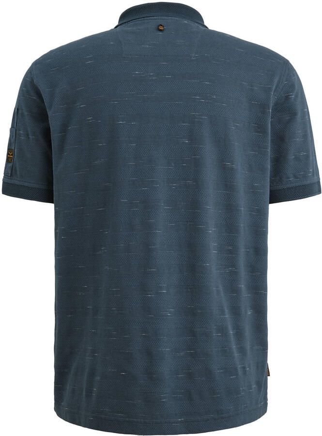PME LEGEND Polo met streeppatroon en flight pocket - Foto 2