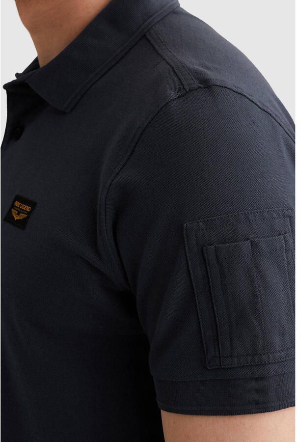 PME LEGEND Heren Polo's & T-shirts Trackway Polo Donkerblauw - Foto 5