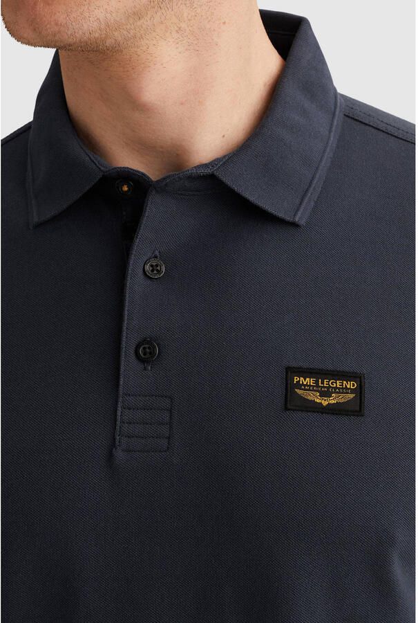PME LEGEND Heren Polo's & T-shirts Trackway Polo Donkerblauw - Foto 6