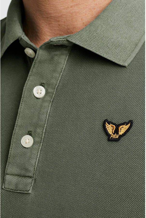 PME LEGEND Heren Polo's & T-shirts Pique Garment Dye Olijf - Foto 6