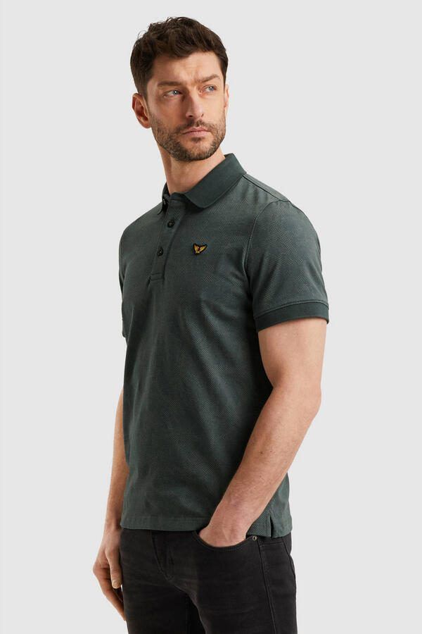 PME Legend regular polo donkergroen - Foto 3