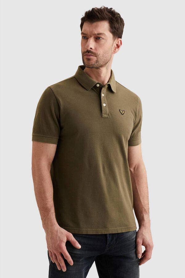 PME LEGEND Polo met garment-dye wassing - Foto 2