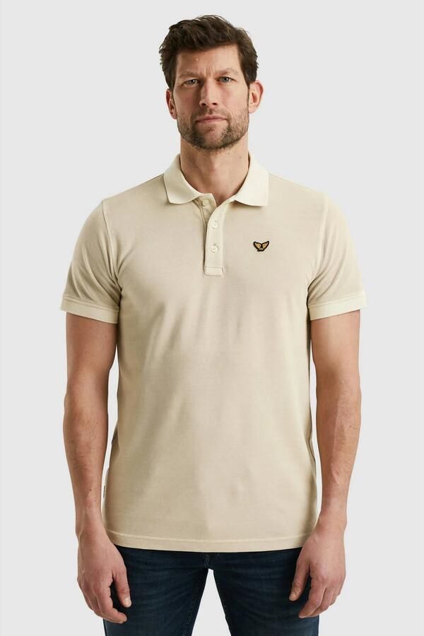 PME LEGEND Heren Polo's & T-shirts Pique Garment Dye Beige - Foto 7