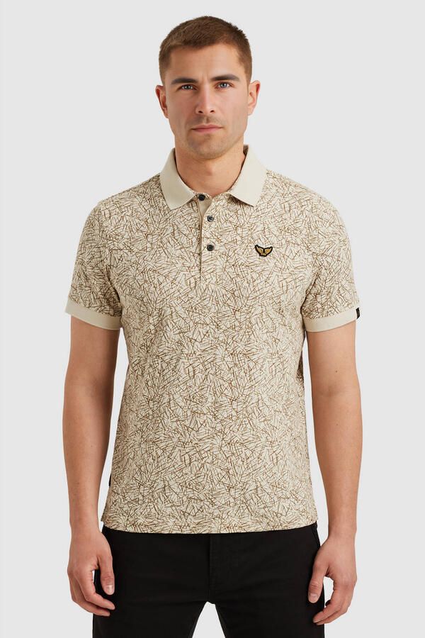 PME LEGEND Polo met allover print - Foto 3