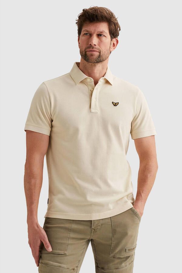 PME LEGEND Polo met garment-dye wassing