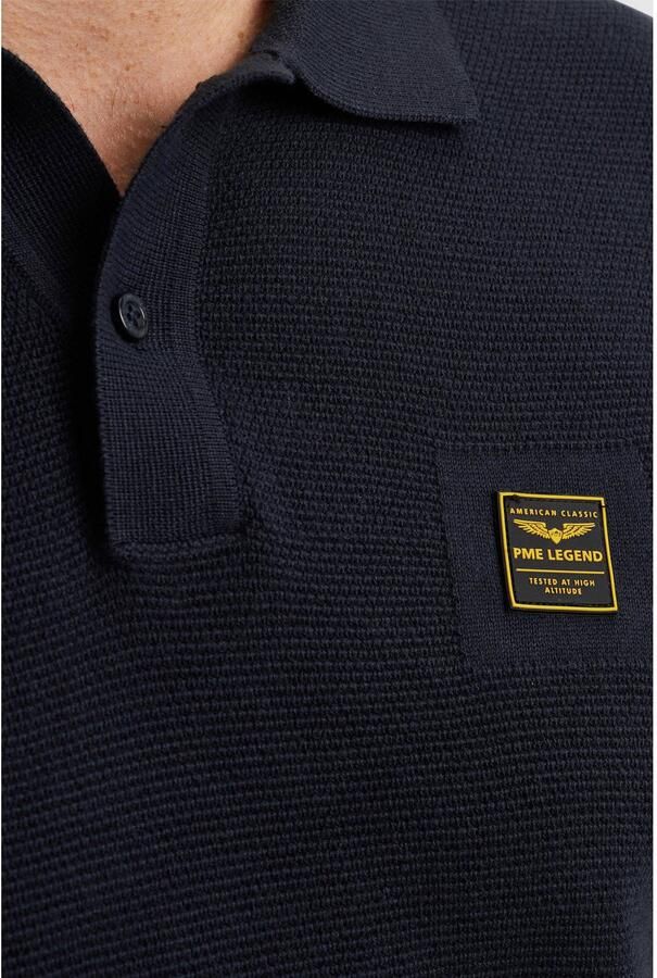 PME LEGEND Heren Polo's & T-shirts Short Sleeve Polo Cotton Blauw - Foto 5