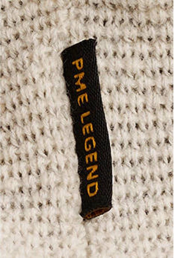 PME Legend Poloshirt Knitted Structure Ecru