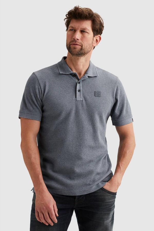 PME LEGEND Heren Polo's & T-shirts Popcorn Jersey Lichtblauw - Foto 5