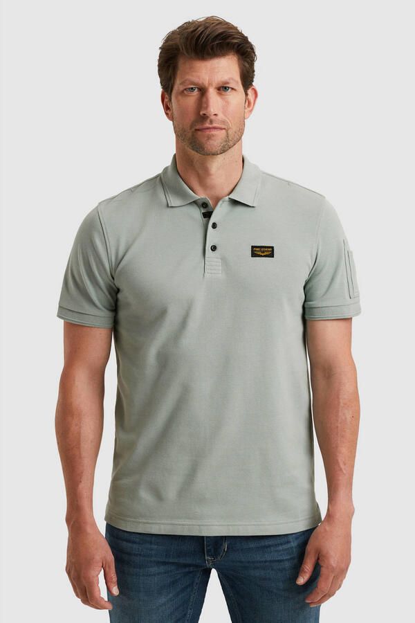 PME Legend American Classic Poloshirt Silver Blue