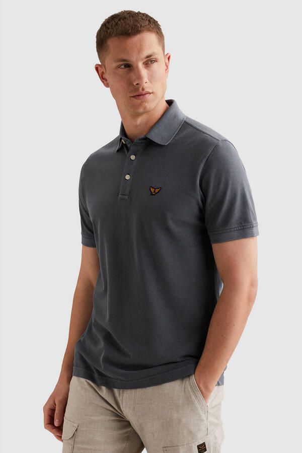 PME Legend Tailwing Logo Poloshirt Vintage Indigo