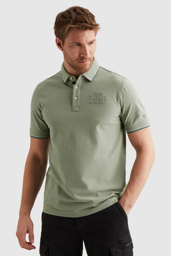 PME Legend Piqué Poloshirt Iceberg Green