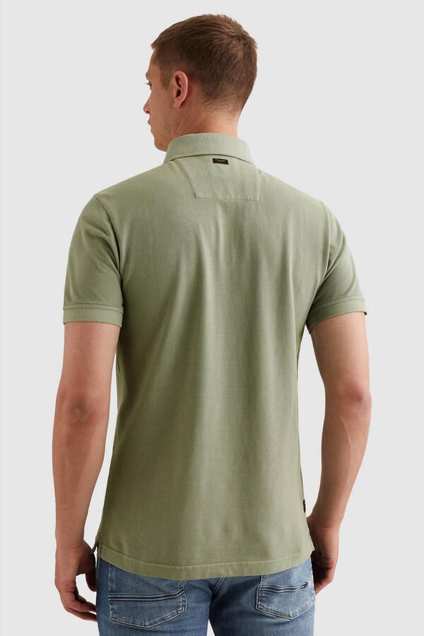 PME LEGEND Polo met garment-dye wassing en tailwing logo - Foto 3