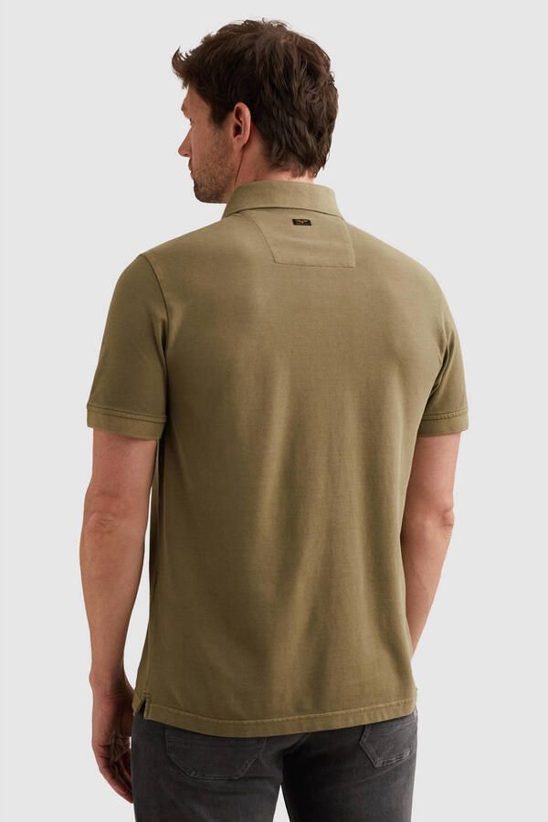 PME LEGEND Heren Polo's & T-shirts Short Sleeve Polo Pique Garment Dyed Tailwing Khaki - Foto 5