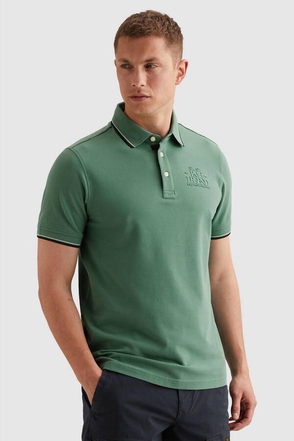 PME Legend Piqué Poloshirt Deep Sea