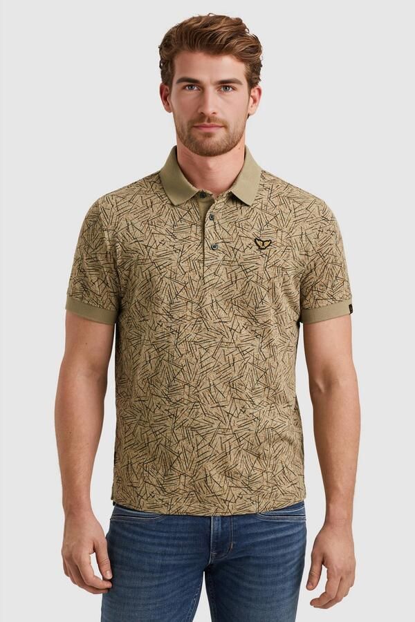 PME LEGEND Polo met allover print - Foto 3