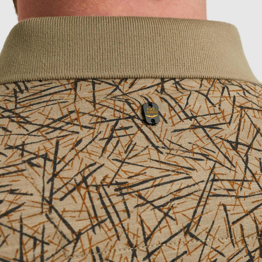 PME LEGEND Polo met allover print