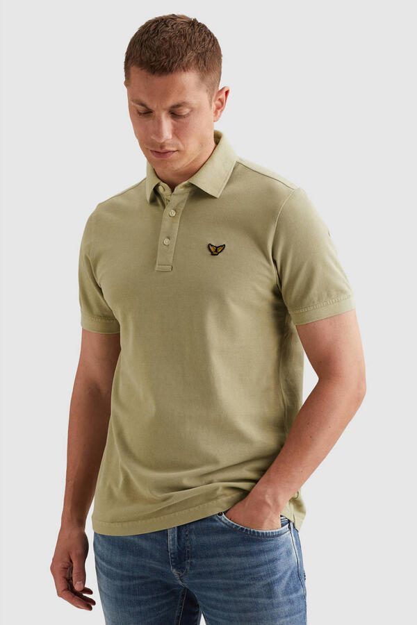 PME LEGEND Heren Polo's & T-shirts Short Sleeve Polo Pique Garment Dyed Tailwing Beige - Foto 5