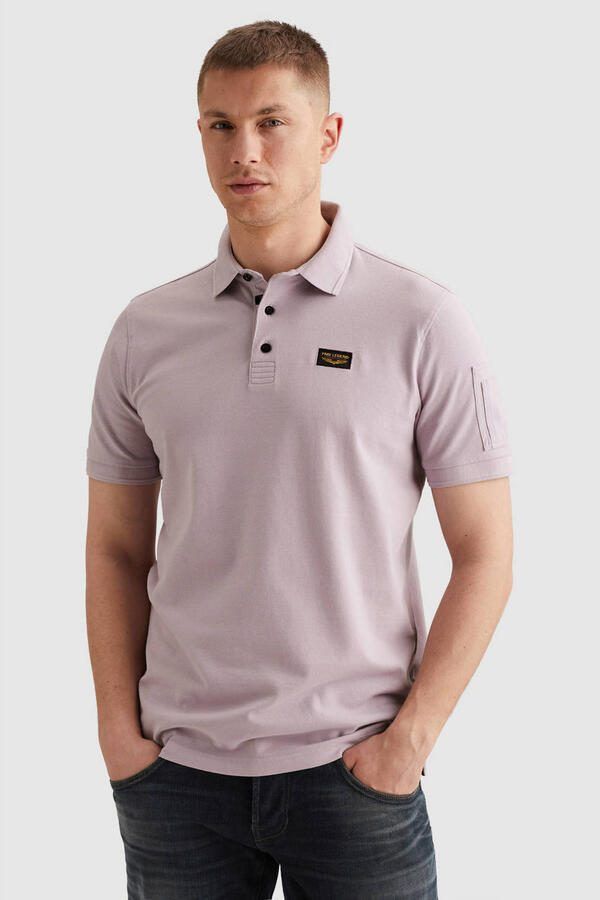 PME LEGEND Heren Polo's & T-shirts Trackway Polo Lila - Foto 5