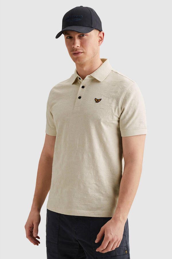 PME LEGEND Heren Polo's & T-shirts Jacquard Jersey Ecru - Foto 5
