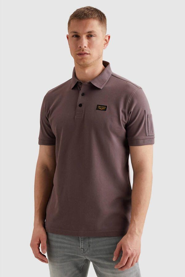 PME LEGEND Heren Polo's & T-shirts Trackway Polo Paars - Foto 5