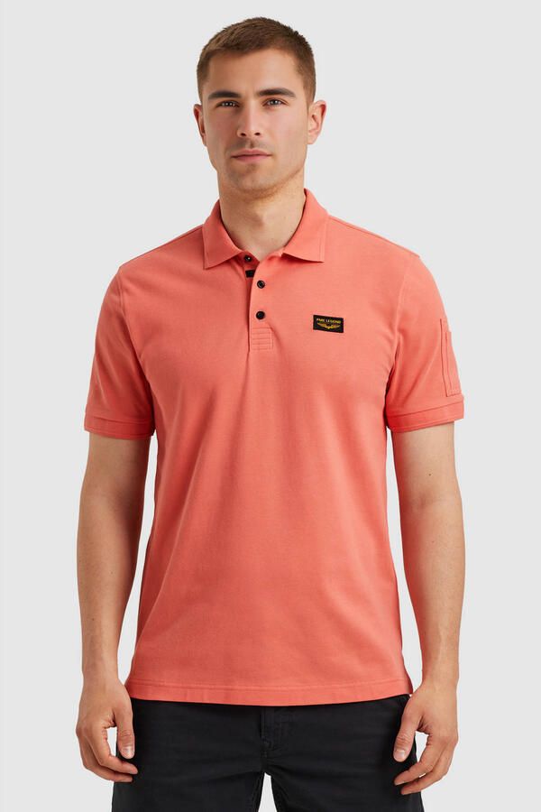 PME LEGEND Heren Polo's & T-shirts Trackway Polo Koraal - Foto 5