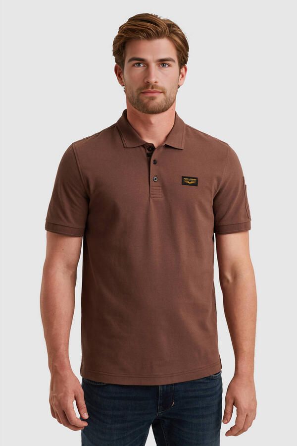 PME Legend American Classic Poloshirt Bruin