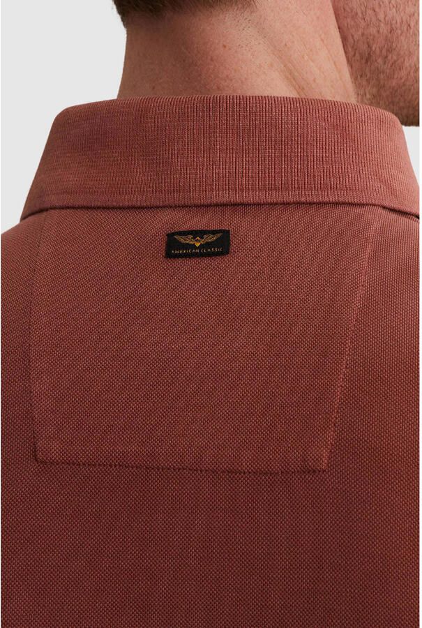 PME LEGEND Polo met garment-dye wassing