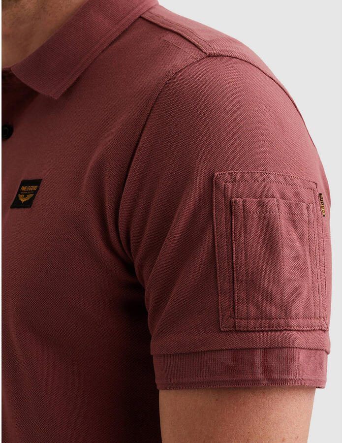 PME Legend slim fit poloshirt met logopatch - Foto 2
