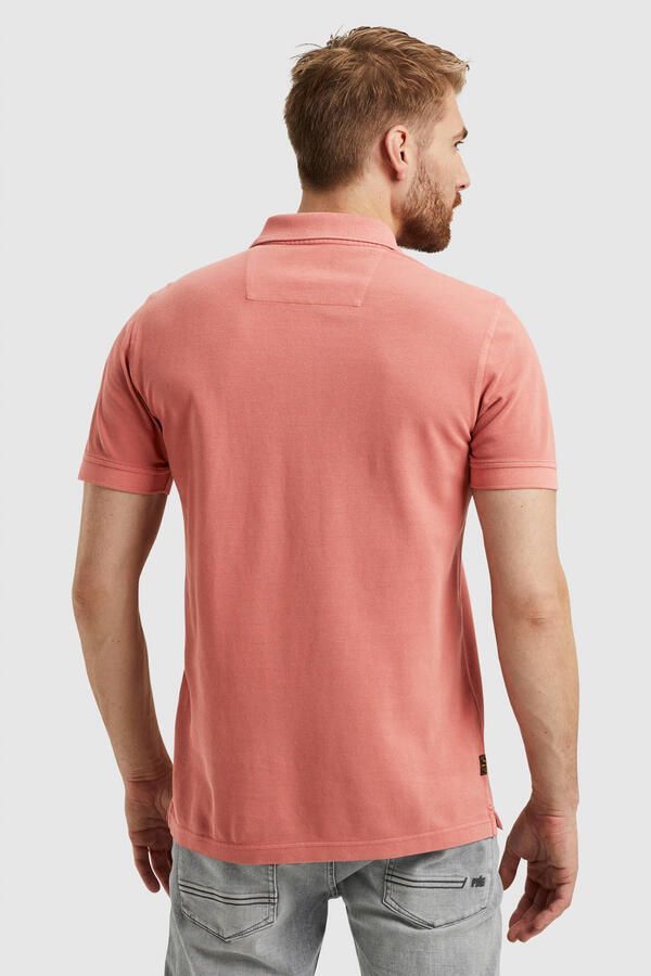 PME LEGEND Heren Polo's & T-shirts Pique Garment Dye Koraal - Foto 5