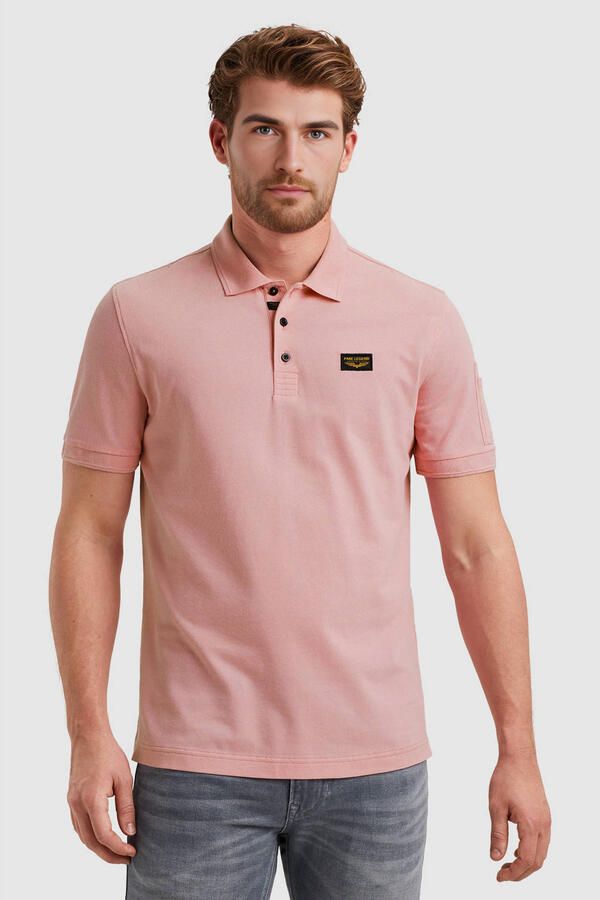 PME LEGEND Heren Polo's & T-shirts Trackway Polo Roze - Foto 5