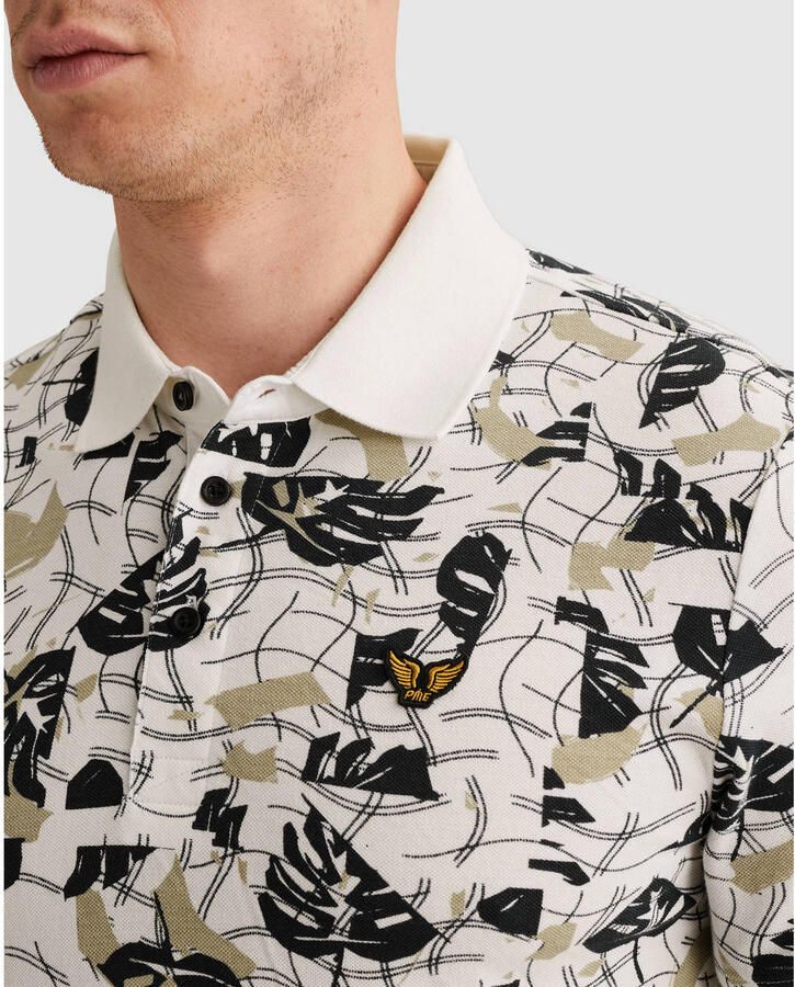 PME Legend Slim fit poloshirt in all-over look - Foto 2