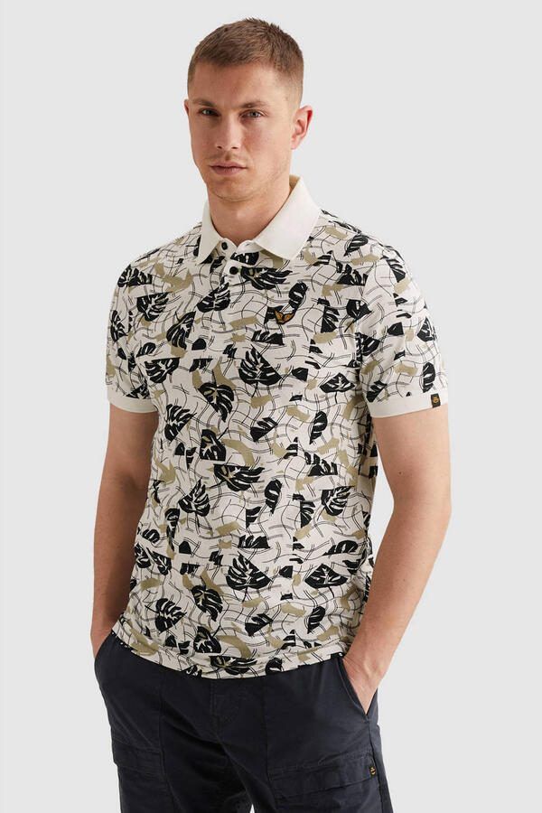 PME Legend Slim fit poloshirt in all-over look