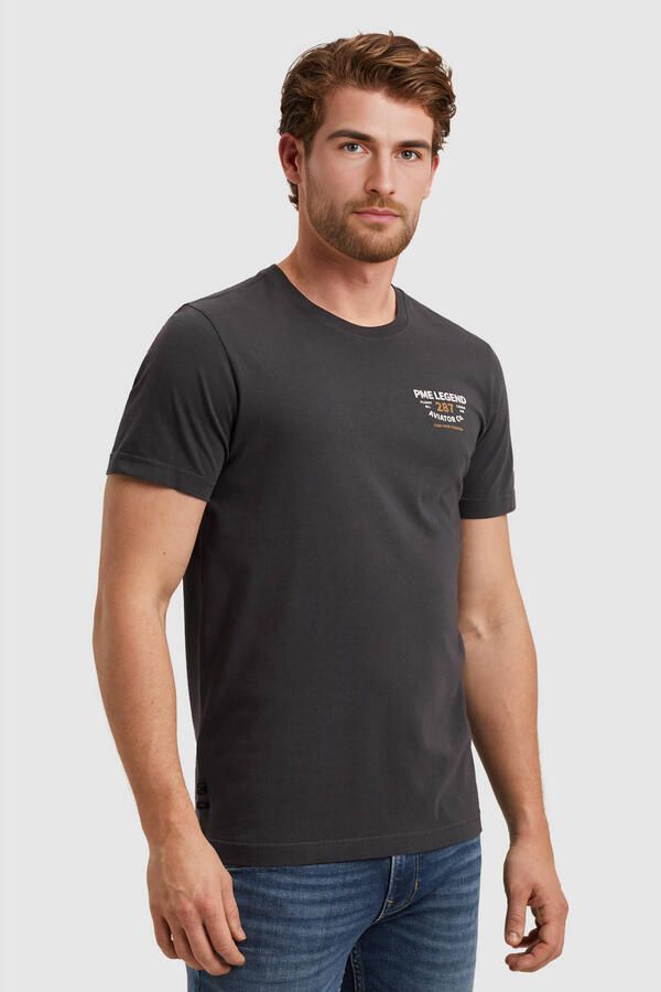 PME Legend regular T-shirt antraciet - Foto 3