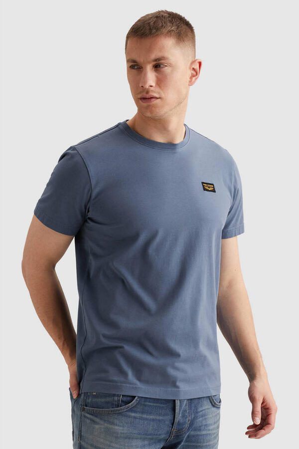 PME LEGEND Heren Polo's & T-shirts Short Sleeve R-neck Guyver Tee Blauw - Foto 5