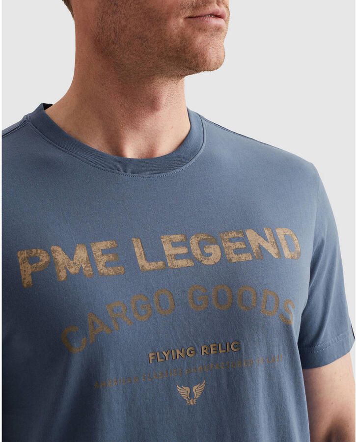 PME Legend regular T-shirt blauw - Foto 2